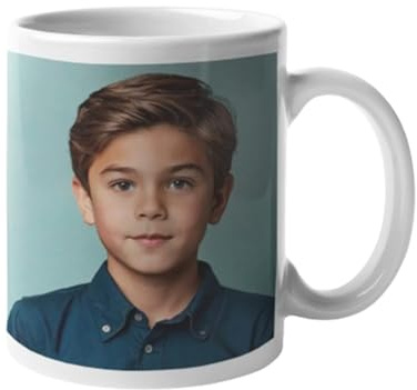 Personalised Photo Mug, Print Your Mug with Personalised Images, Friendship Gifts for Women, Birthday Gifts for Bestfriend, Custom Mug (1 Photo)