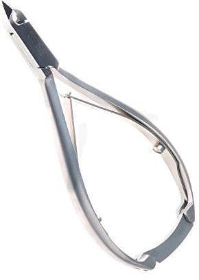 Pince à cuticules 11,5 cm avec double ressort en acier inoxydable avec surface de coupe de 5 mm