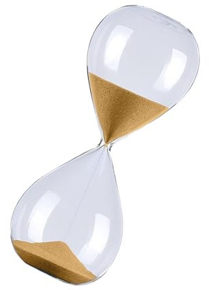 bnsggl Elegantes temporizadores de arena de reloj de arena de 60 minutos para decoración del hogar y gestión del tiempo en estudio u oficina