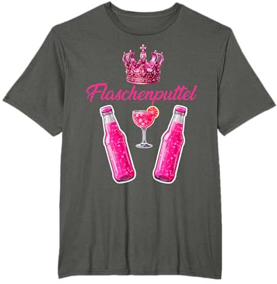 Flaschenputtel JGA Party Karneval Malle Outfit Saufen T-Shirt