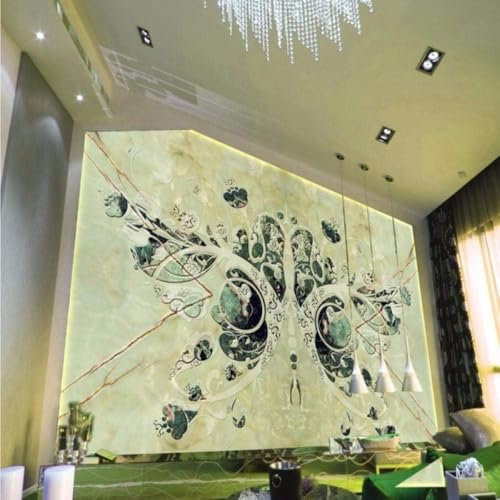 Dark Green Butterfly 3D Wallpaper Office Living Room Sofa Bedroom TV Background Wall Decoration-430cm×300cm