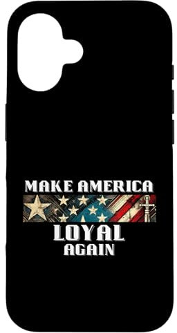 Machen Sie Amerika wieder loyal USA Stars & Stripes Hülle für iPhone 16