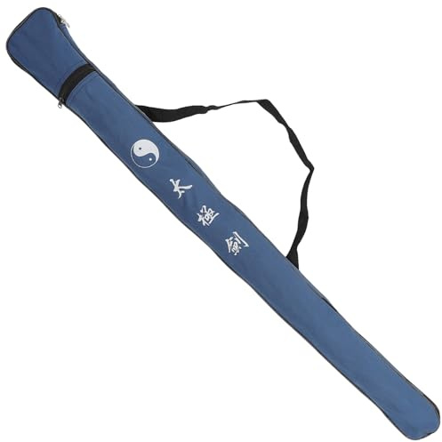 CLISPEED Schwerttasche aus Segeltuch Tragbar und Praktisch für Taiji Blau für Kampfsport und Morgengymnastik
