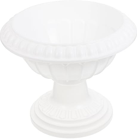 JOINPAYA Blumentopf Kunststoff Pflanzgefäß Römische Säule 22,5cm Garten Draußen Leicht Waschbar Wiederverwendbar