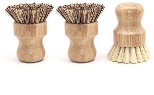 Round For Palm Scrub Brush Wet Cleaning Scrubber Wash Dishes Pots Pans Vegetables For Kitchen Sink Bathroom