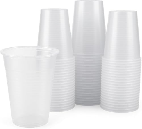 TG-GENT Transparente Plastikbecher 0,3l - 2000 Stück | Ideal als Trinkbecher Einweg für Party & mehr | Plastikbecher für Kaltgetränke (2000, 0,3L)