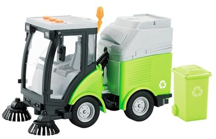 Children Simulation Road Sweeper Toy Rotating Brushes Street Sweeper Truck
