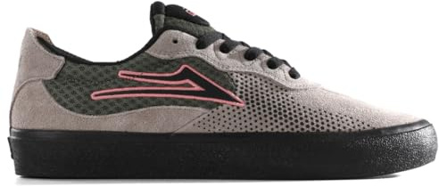 Lakai Essex Low Skate Scarpe Uomo - Scarpe da skateboard Uomo, Nero Oliva Marrone, 43 EU