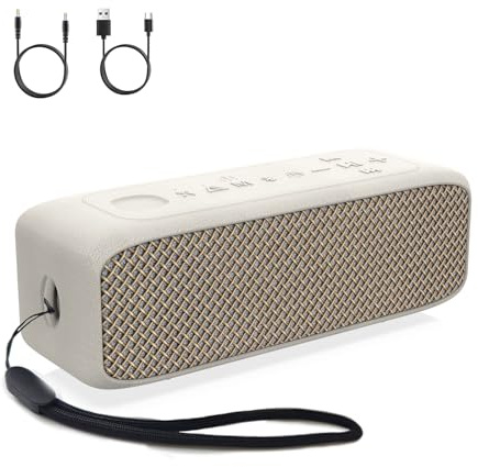 JUOVI Enceinte Bluetooth Portable 20W IP68 Étanche pour Extérieur | Son stéréo puissant 20W avec autonomie 24H. Bluetooth 6.0, TWS, carte TF et AUX pour profiter de votre musique partout