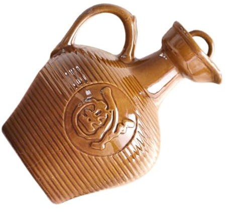 MAJORMENCH Brocca in Ceramica Portatile Manico Vintage, Brocca per Vino Multifunzione per Ufficio e Scrivania, Design Delicato