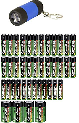 Camelion 10104000 Super Heavy Duty Hushållsbesparande batterisats (paket med 40)