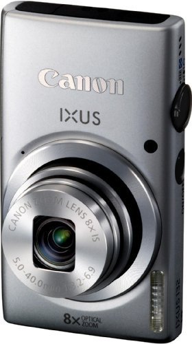 Canon IXUS 132 - Cámara Digital compacta de 16 MP (Pantalla de 2.7, Zoom óptico 8X, estabilizador de Imagen Digital), Color Plateado