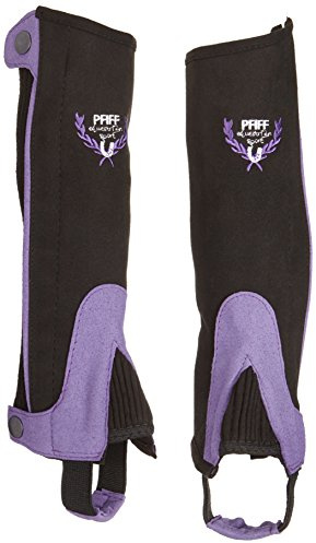 PFIFF barn 7432 Chaps schwarz (schwarz/lila) 6 Jahre