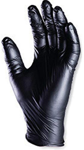 Nitrilhandschuhe ungepudert, Kurzzeitgebrauch, schwarz, 100 St Gr.12(XL)