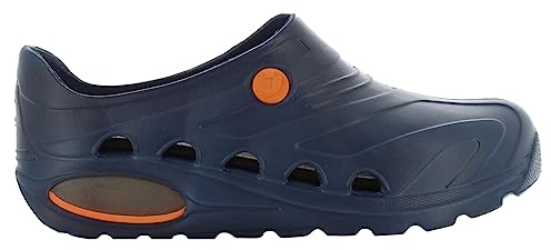 Oxypas Safety Jogger Zuecos Ligeros para Hombres y Mujeres - OXYVA - Zuecos Antideslizantes, Antibacterianos, Antiestáticos y Antifúngicos, Zapatos de Seguridad