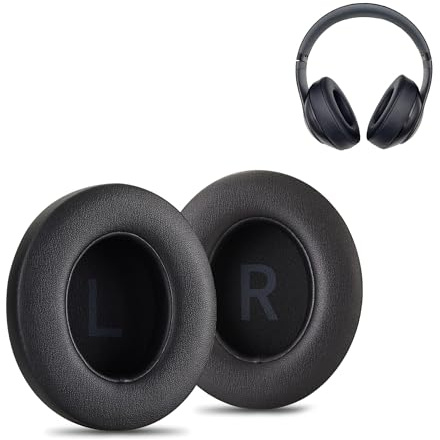 AHG Accessory House Global Studio 3 replacement ear pads compatible with Beats Studio 2 / Studio 2 and Studio 3 Wireless Headphones (Black - B0501 / B0500). Easy DIY | Soft PU Leather | Extra Thick