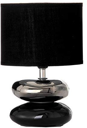 dcasa - Lampada da comodino orientale nera in ceramica per camera da letto Arabia