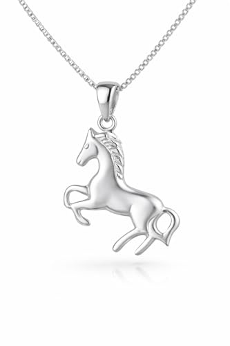 FIVE-D Set Kette Anhänger kleines Pferd Pony 925 Silber Kinderanhänger