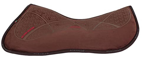 Acavallo Gel Pad Close Contact Grip & Memory 1/2 - braun, Größe:M