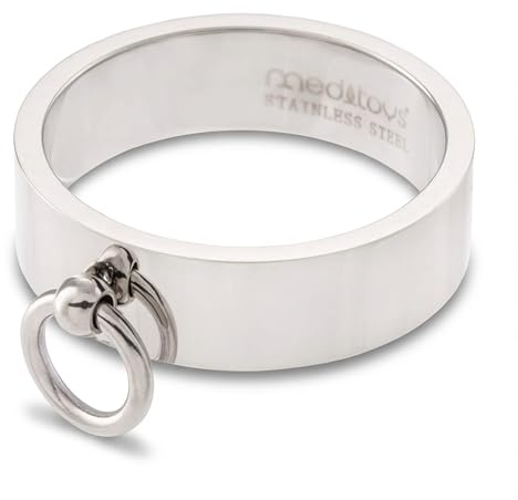 meditoys - 'Ring der O' in Edelstahl (high polished), Finger-Ring Damen Herren