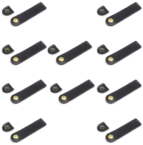 POFET 10 Set Snap Buckles Bag Making Fastener Ersatz Nähknöpfe Handtasche Leder Craft