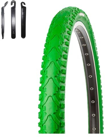 1 x Kenda K-935 Fahrradreifen Fahrradmantel Grün 40-622 (28 x 1,5) inkl. Reifenheber