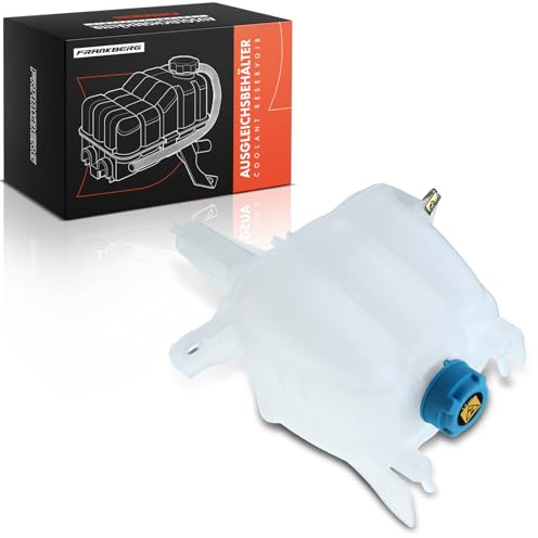 Frankberg Depósito de expansión de refrigerante con tapón 1358583080 | Compatible con: Ducato Van 250, Caja de puente, Autobús Jumper, Plataforma/chasis Boxer, Plataforma/chasis Ducato 250 290