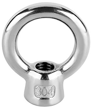 Tuerca anular, M24, tuerca ocular 304, acero inoxidable, rosca ojal, tuercas anular, para elevar accesorios, tuerca ocular para hardware marino M8, M10, M12, M16, M20 y M24