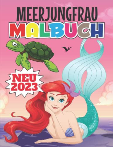 Meerjungfrau Malbuch: 50 Designs für Mädchen ab 4 Jahren, Kreativität fördern mit dem Meerjungfrau-Malbuch für Kinder, ein tolles Geschenk.