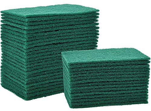 Jetec Scheuerschwämme Scheuerschwämme Schwamm Geschirrschrubber Scheuerschwämme Reinigung nicht Kratzer Pads für Küche Schrubber Geschirr Reinigung (Grün, 200 Stück)