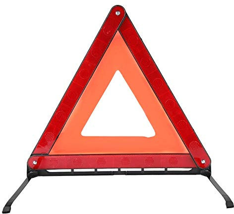 Acouto Reflektierendes Dreieck, Faltbares Auto Reflektierendes Dreieck Notfall Fehlerschild Warntafel Auto Stoppschild