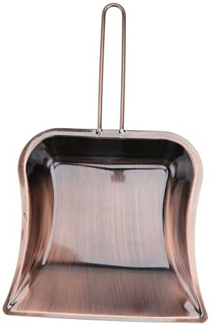 Happyyami Handgemachte Kehrschaufel Aus Edelstahl Dekoratives Reinigungswerkzeug Kleiner Kehrschaufel Mit Ergonomischem Design Retro Farbgebung Für Zuhause Und Garage