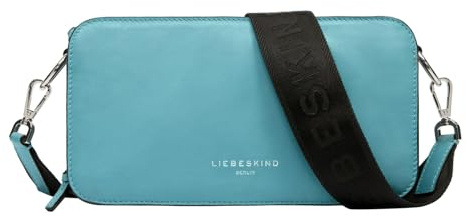 Liebeskind Berlin Damen-Umhängetasche „Clarice M“ – Crossbody Bag Damen aus Leder mit verstellbaren Schulterriemen – Damen-Schultertasche, großzügige Fächer mit Reißverschluss und Knopfverschluss