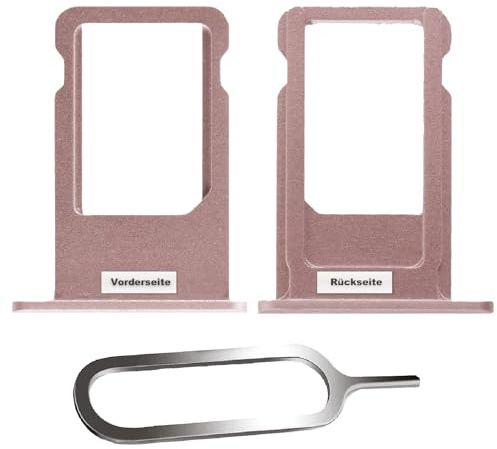 IS-TECK SIM-Kartenhalter Ersatz SIM-Tray Kompatibel mit iPhone 6s inklusive SIM-Nadel SIM-Kartensteckplatz (Rosegold)