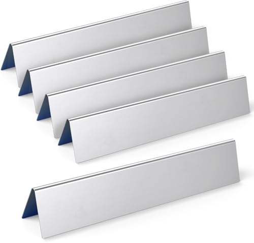 7636 38,9 cm Flavorizer Bar i rostfritt stål, gasgrill tillbehör grillreservdel, för Weber Spirit I & II E-310/320/330, S-310/320/330 (med främre brännarknappar)
