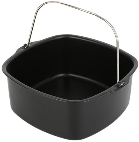 Kioriur Air Fryer - Molde cuadrado para tartas de acero de alimenticio y aluminio, antiadherente, utensilios de cocina