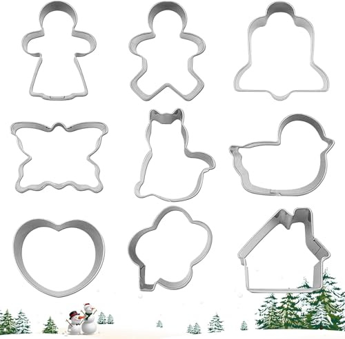 Stampini per biscotti natalizi, per biscotti, per biscotti e feste per biscotti, per biscotti, per biscotti, utensili da cucina, per goffratura di biscotti