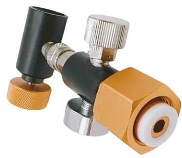 Aluminum Sodas Maker Accessories External CO2 Tanks Adapter Kits CO2 Tanks Refill Hose Adapter for Home Sodas Water Maker