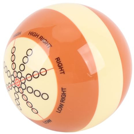 Stylebest Trainings-Billard-Queueball, Harz, Standard-Pool-Übungs-Cueball für US-Billard, Acht Kugeln, 57,2 Mm Durchmesser