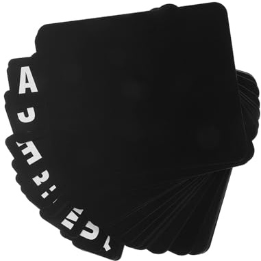 Gatuida Séparateurs de Disques Vinyles A-z, 1 Set, Plastique Noir | Design Minimaliste, Résistants à Déformation, pour Classer et Archiver Vos Collections, Gain de Place
