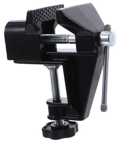 Uonlytech Mini Étau de Table Multifonction Fonte Réglable Pince Portable pour Travail Du Bois et Bricolage à Domicile