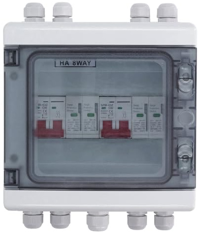 Naroote Interrupteur de Déconnexion Solaire avec Protection contre les Surtensions et Résistant à L'eau IP65 pour Système de Production D'énergie Solaire Domestique