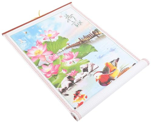 BUTIFULSIC Calendrier Mural Chinois 2024 Année du Dragon en Papier Réutilisable, Design Classique Informations Claires, comme Décoration et Présent du Nouvel An