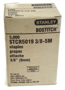 Agrafes STCR - H. 10 mm - BOSTITCH - Boîte de 5000 - STCR501910Z