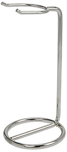 Aurawerk Halter für Rasierpinsel. Dezente zeitlose Form aus Metall.
