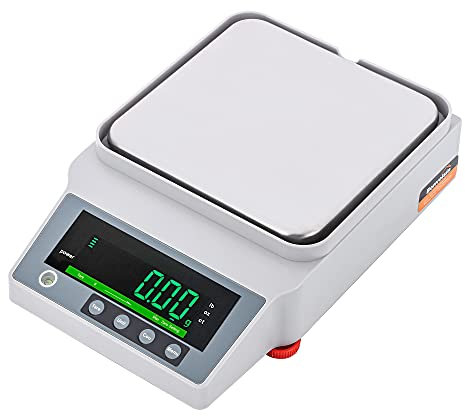 Bonvoisin Präzisionswaage 0,01 g 200–5000 g Analytische Laborwaage Elektronische Waage Wissenschaftliche Waage 10 mg Lesbarkeit kalibriert & direkt lesen, 2000g,0.01g