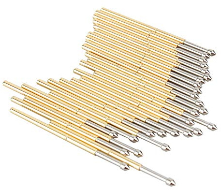 100 Pièces P100-E2 Sonde de Test de Pression de Ressort 1.5mm Forme de Cône Diamètre de la Tête Pogo Pin Outils de Test