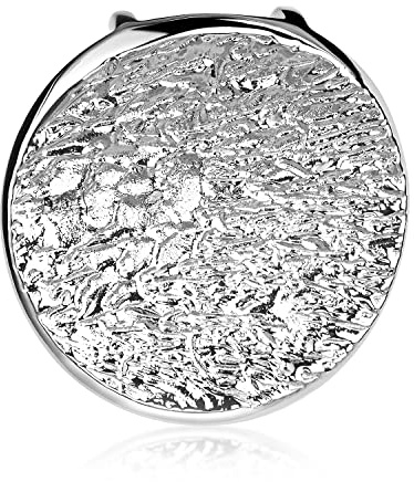 MATERIA by Matthias Wagner Kettenanhänger 925 Sterling Silber rund gewölbt gehämmert wahlweise mit Kette KA-515