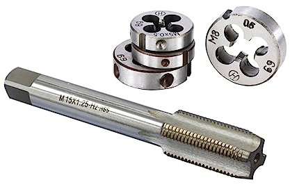 2 Stück M3-M15 Rechtsgewinde-Gewindeschneider-Set, metrischer Gewindeschneider, HSS-Maschinengewindewerkzeug, Gewindebohrer-Bohrer-Set (Color : 2pcs M10x1.25 Set)