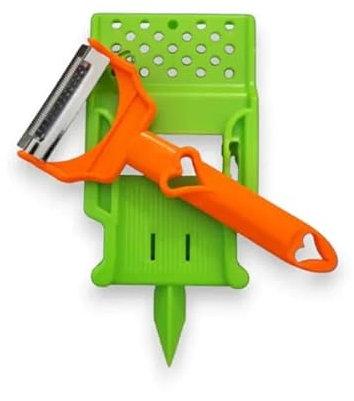 Pelador Patatas Zestio Pro multiusos para pelar frutas y verduras, cortar y decorar sin esfuerzo tus frutas y verduras